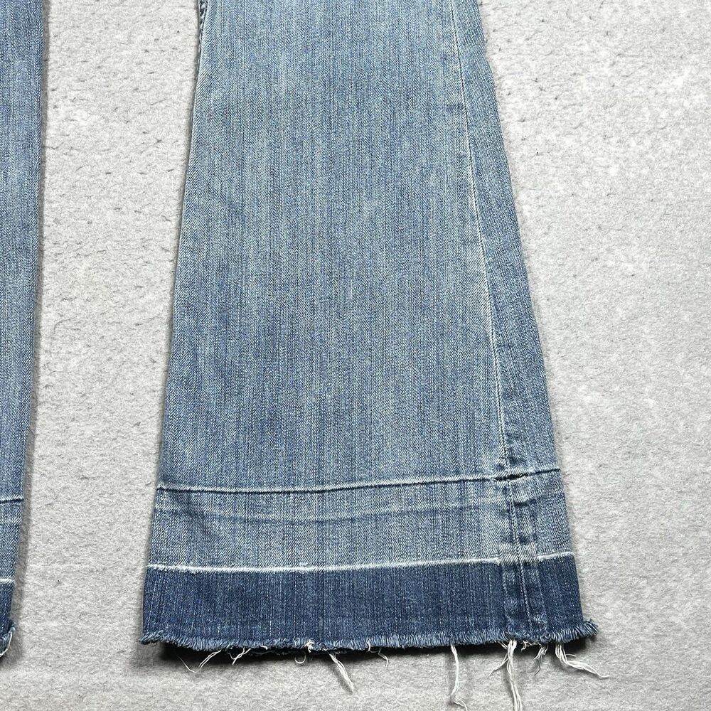 Vintage Dittos Women's Size 25 Flare Mid Rise Medium Wash Stretch Jeans Denim - Picture 3 of 13